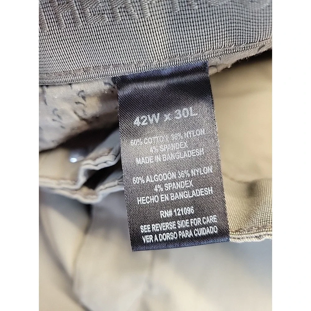 Weatherproof Men's WP Outdoor Pants 42W 30L Gray Stretch Hiking Work Wear